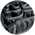 VERTICAL TIERED POCKETS